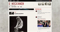 Desktop Screenshot of dmackinnon.com